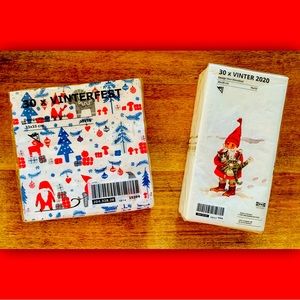 Set of IKEA Vinterfest 2020 napkins
